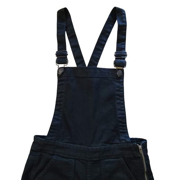 MADEWELL Denim Cali Demi-Boot Overalls Black Frost Ankle Crop F6394 Womens Small - Picture 4 of 15